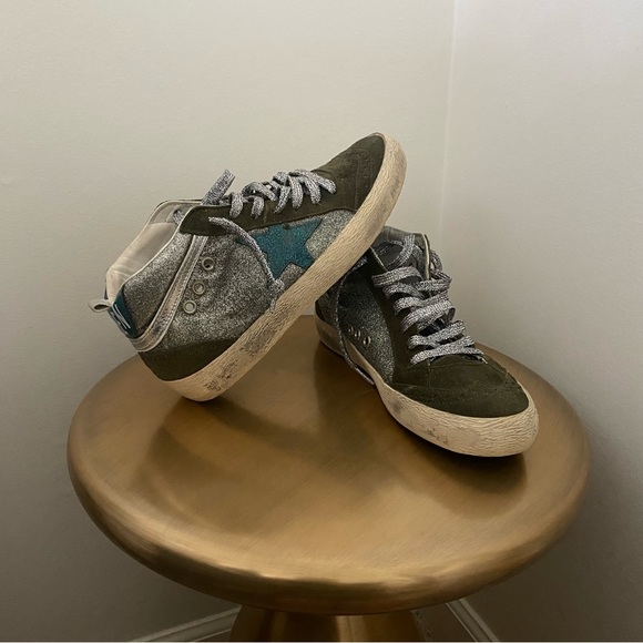 Golden Goose Mid Star High Top Sneakers - Picture 2 of 7